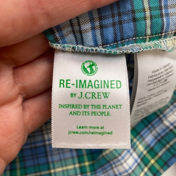 🥶J.CREW - Men Broken-in organic cotton oxford lounge set Size XS - Picture 10 of 11